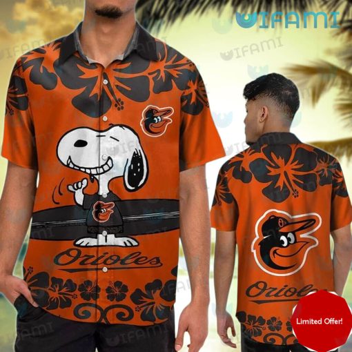 Orioles Hawaiian Shirt Snoopy Smile Surfboard Baltimore Orioles Gift ...