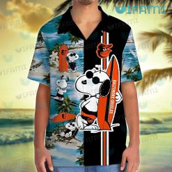 Orioles Hawaiian Shirt Snoopy Surfing Beach Baltimore Orioles Gift