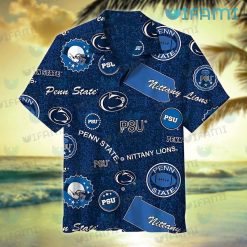Penn State Hawaiian Shirt Football Helmet Logo Penn State Gift