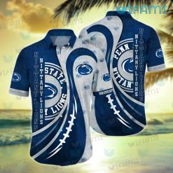 Penn State Hawaiian Shirt Football Stitches Logo Penn State Gift