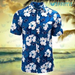 Penn State Hawaiian Shirt Hibiscus Palm Leaf Penn State Gift