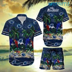 Penn State Hawaiian Shirt Football Stitches Logo Penn State Gift