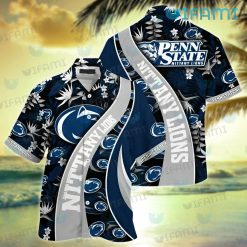 Penn State Hawaiian Shirt Strelitzia Plumeria Logo Penn State Gift