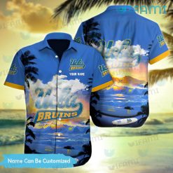 Personalized UCLA Hawaiian Shirt Summer Beach UCLA Bruins Gift