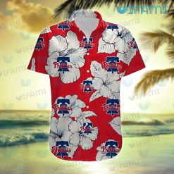 Custom Phillies Hawaiian Shirt Turtle Tropical Flower Philadelphia Phillies Gift