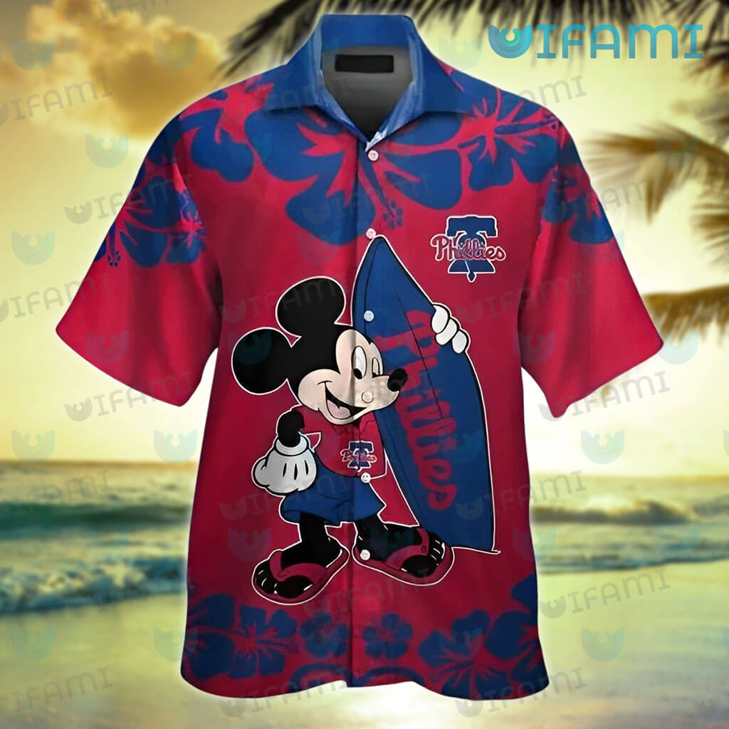 Phillies Hawaiian Shirt Mickey Surfboard Philadelphia Phillies Gift -  Personalized Gifts: Family, Sports, Occasions, Trending