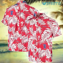 Phillies Hawaiian Shirt Palm Leaves Philadelphia Phillies Gift