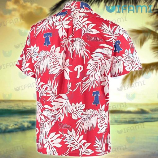 Phillies Hawaiian Shirt Palm Leaves Philadelphia Phillies Gift