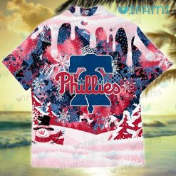Phillies Hawaiian Shirt Snoopy Dabbing Snowflake Philadelphia Phillies Gift