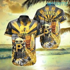 Pittsburgh Pirates Hawaiian Shirt Skyline Pirates Gift