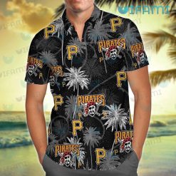 Pirates Hawaiian Shirt Flower Tropical Leaves Pittsburgh Pirates Gift