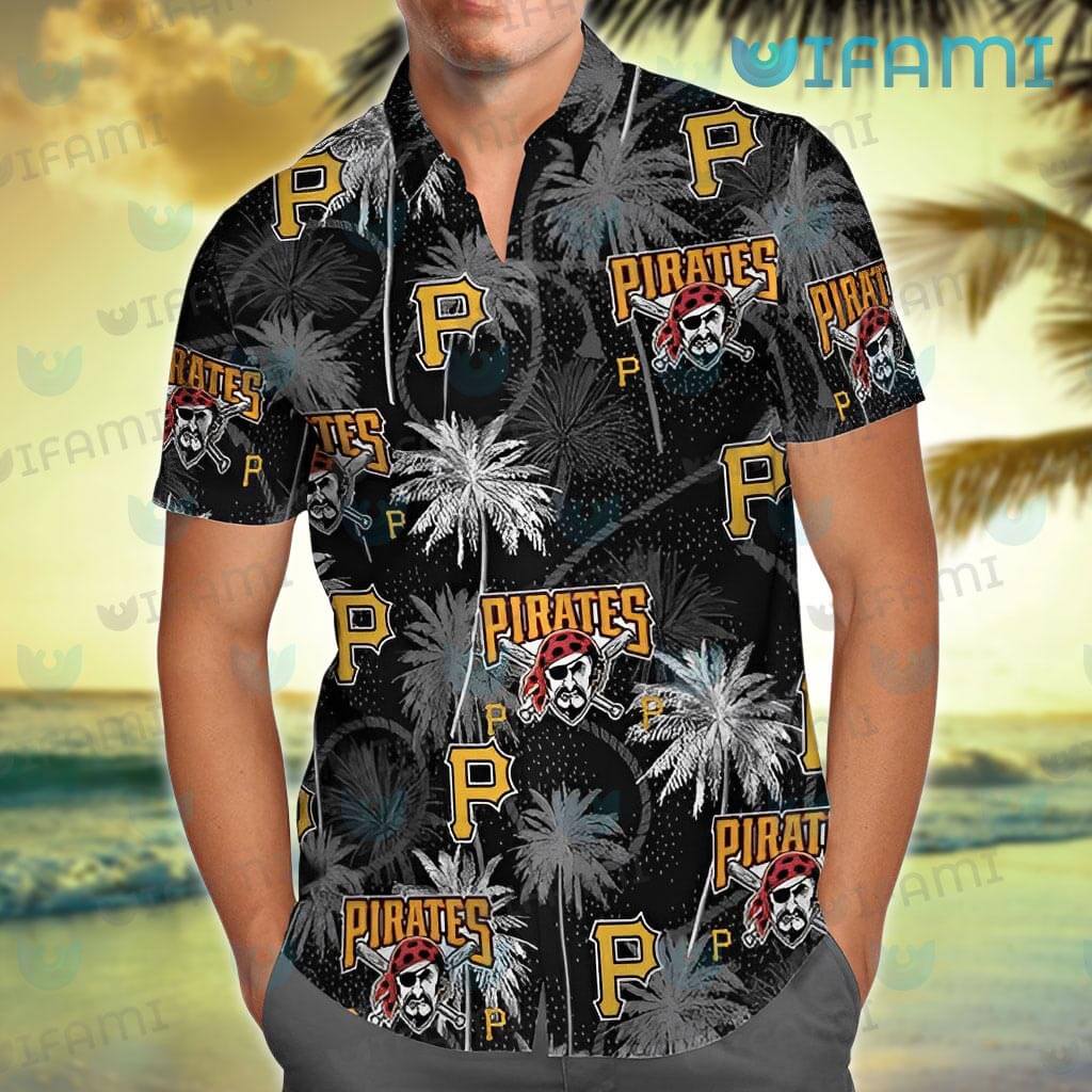 Pittsburgh Pirates Hawaiian Shirt Coconut Island Pattern, Vacation