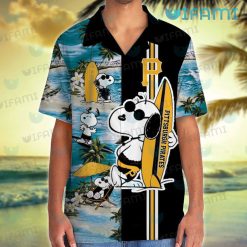 Pirates Hawaiian Shirt Snoopy Surfing Summer Beach Pittsburgh Pirates Gift