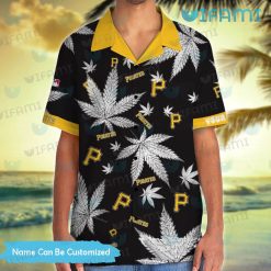 Pittsburgh Pirates Hawaiian Shirt Cannabis Leaf Custom Pirates Gift