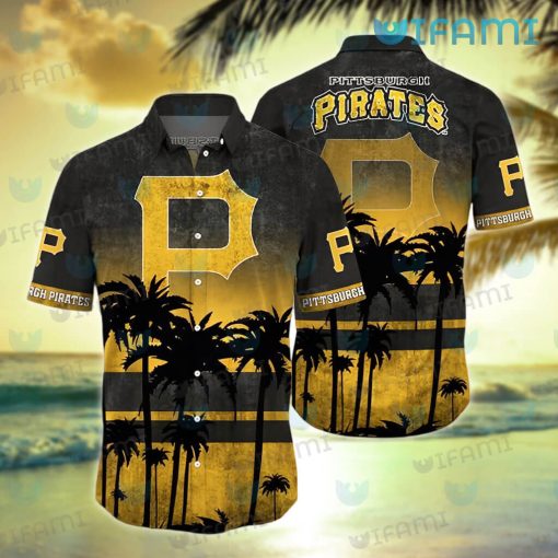 Pittsburgh Pirates Hawaiian Shirt Coconut Tree Pirates Gift