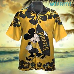 Pittsburgh Pirates Hawaiian Shirt Mickey Surfboard Pirates Gift