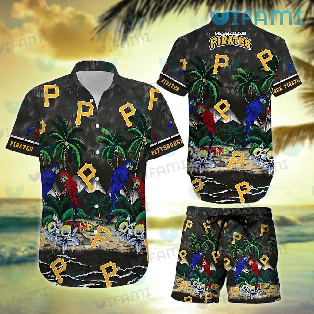 Pittsburgh Pirates Hawaiian Shirt Parrot Couple Tropical Sea Pirates Gift -  Personalized Gifts: Family, Sports, Occasions, Trending
