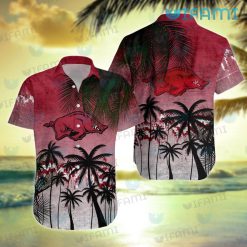 Razorbacks Hawaiian Shirt Hibiscus Pattern Arkansas Razorbacks Gift