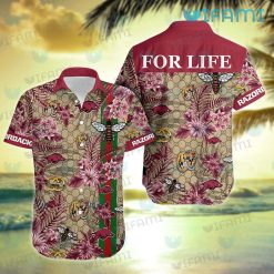 Razorbacks Hawaiian Shirt Gucci Bee Pattern Arkansas Razorbacks Gift