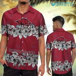 Arkansas Razorbacks Hawaiian Shirt Big Mascot Custom Razorbacks Gift