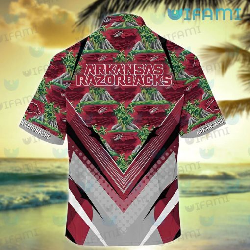 Razorbacks Hawaiian Shirt Kayak Tropical Island Arkansas Razorbacks Gift