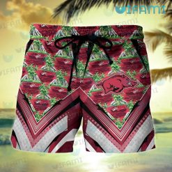 Razorbacks Hawaiian Shirt Kayak Tropical Island Arkansas Razorbacks Short