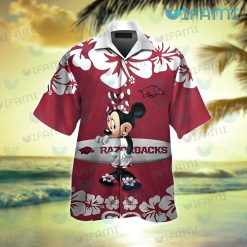 Razorbacks Hawaiian Shirt Minnie Surfboard Arkansas Razorbacks Gift