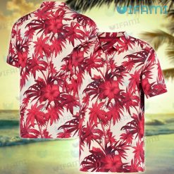 Razorbacks Hawaiian Shirt Red Hibiscus Tropical Tree Arkansas Razorbacks Gift