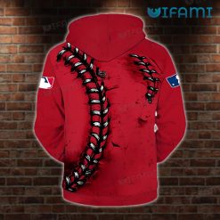 Red Sox Hoodie 3D Baseball Stitches Boston Red Sox Gift