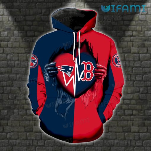 Red Sox Hoodie 3D New England Patriots Boston Red Sox Gift