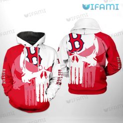 Red Sox Hoodie 3D Punisher Skull Boston Red Sox Gift