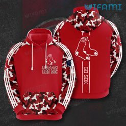 Red Sox Hoodie 3D Red Camouflage Go Sox Boston Red Sox Gift