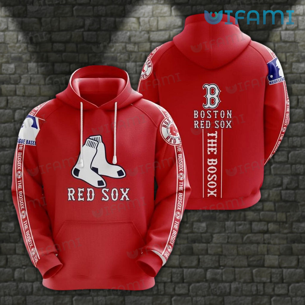 Boston Red Sox Hoodie 3D Deadpool Red Sox Gift - Personalized
