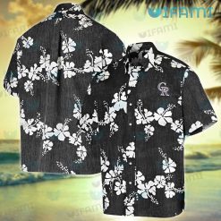 Rockies Hawaiian Shirt Hibiscus Pattern Colorado Rockies Gift