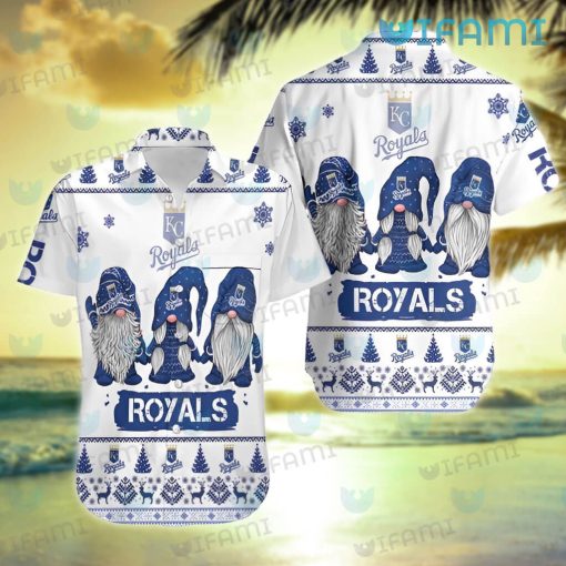 Royals Hawaiian Shirt Christmas Gnomes Kansas City Royals Gift