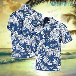 Royals Hawaiian Shirt Palm Leaves Pattern Kansas City Royals Gift