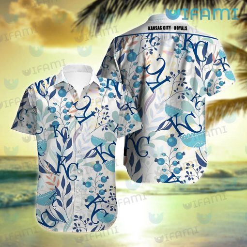 Royals Hawaiian Shirt Pomegranate Pattern Kansas City Royals Gift