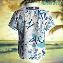 Royals Hawaiian Shirt Pomegranate Pattern Kansas City Royals Present Back