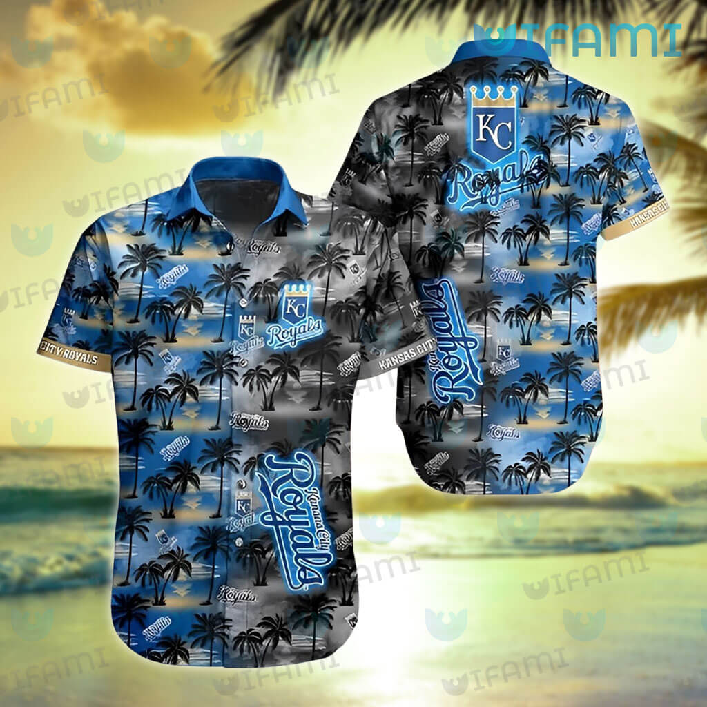 Royals Hawaiian Shirt Sunset Dark Coconut Tree Kansas City Royals Gift -  Personalized Gifts: Family, Sports, Occasions, Trending