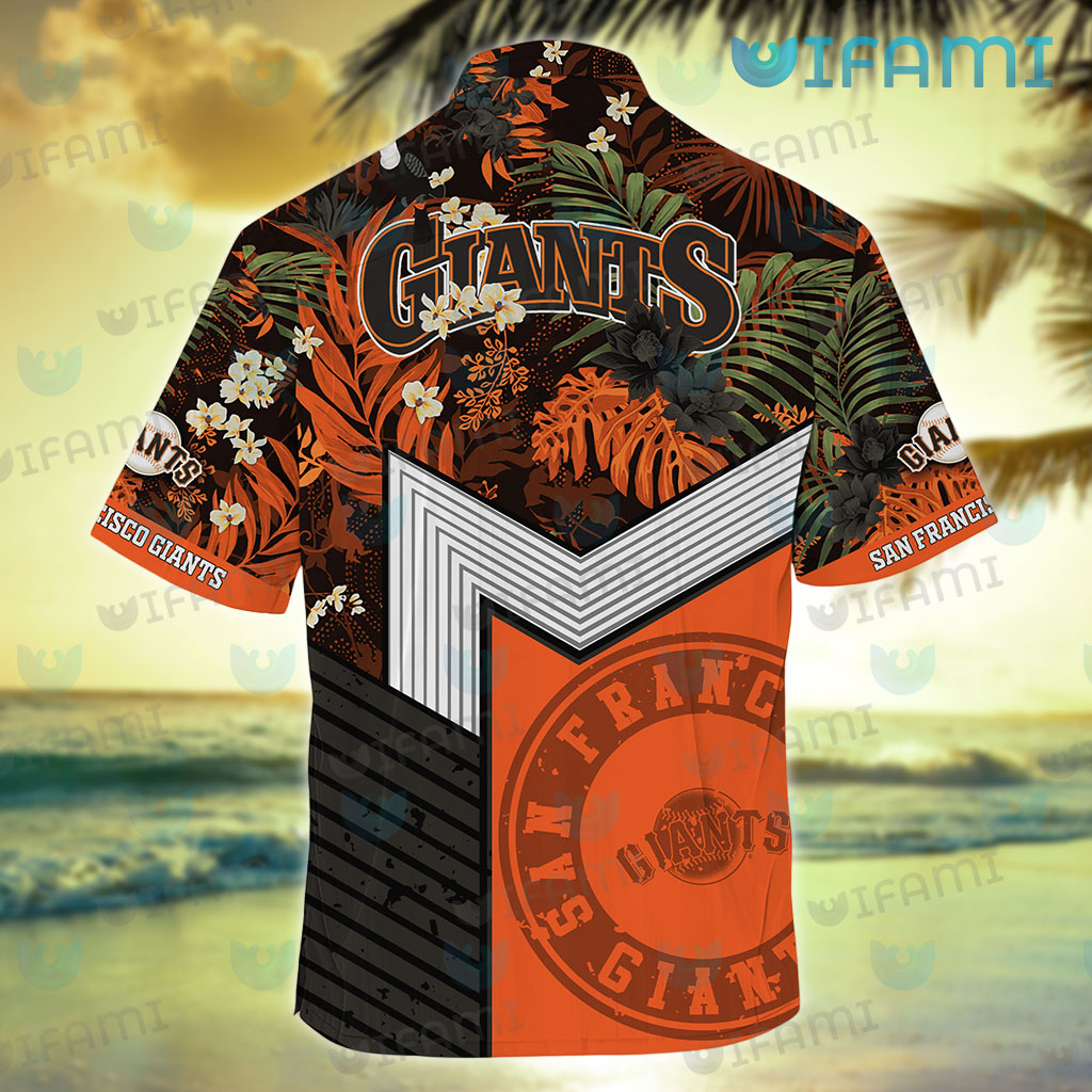 SF Giants Hawaiian Shirt Flower Tropical Leaves San Francisco Giants Gift -  Personalized Gifts: Family, Sports, Occasions, Trending