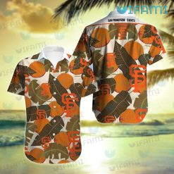 SF Giants Hawaiian Shirt Sunset Dark Coconut Tree San Francisco Giants Gift