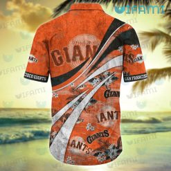 SF Giants Hawaiian Shirt Tropical Flower San Francisco Giants Gift
