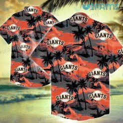 SF Giants Hawaiian Shirt Tropical Island San Francisco Giants Gift