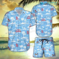 STL Cardinals Hawaiian Shirt Beach Coconut Tree St Louis Cardinals Gift