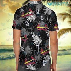 STL Cardinals Hawaiian Shirt Black Coconut Tree St Louis Cardinals Gift