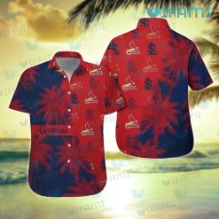 STL Cardinals Hawaiian Shirt Coconut Tree Logo St Louis Cardinals