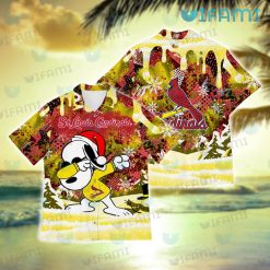 STL Cardinals Hawaiian Shirt Snoopy Dabbing St Louis Cardinals Gift
