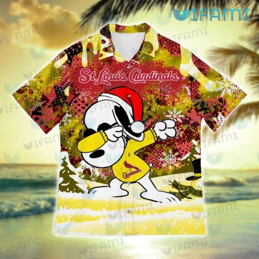 STL Cardinals Hawaiian Shirt Snoopy Dabbing St Louis Cardinals Gift