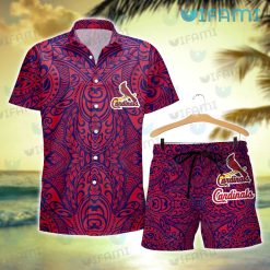 STL Cardinals Hawaiian Shirt Tribal Pattern St Louis Cardinals Gift