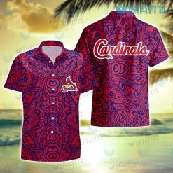 STL Cardinals Hawaiian Shirt Tribal Pattern St Louis Cardinals Gift